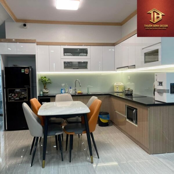 Tủ bếp gỗ công nghiệp MDF cao cấp – tg02 - Nội Thất Thuận Bình - Công Ty TNHH Thiết Kế Và Thi Công Nội Thất Thuận Bình