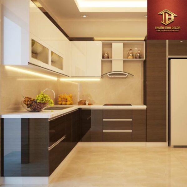 Tủ bếp gỗ công nghiệp MDF cao cấp – tg07 - Nội Thất Thuận Bình - Công Ty TNHH Thiết Kế Và Thi Công Nội Thất Thuận Bình