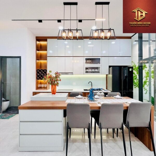 Tủ bếp gỗ công nghiệp MDF – tg01 - Nội Thất Thuận Bình - Công Ty TNHH Thiết Kế Và Thi Công Nội Thất Thuận Bình