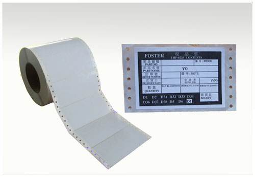 Giấy decal đục lỗ - Thiết Bị Mã Vạch Phúc An - Công Ty TNHH Tem Nhãn Mã Vạch Phúc An