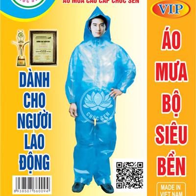 Bộ áo mưa siêu bền - Áo Mưa Chúc Sen - Công Ty TNHH MTV SX Và TM Chúc Sen