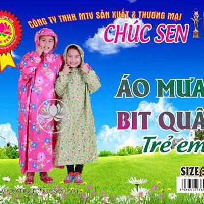 Bộ áo mưa trẻ em - Áo Mưa Chúc Sen - Công Ty TNHH MTV SX Và TM Chúc Sen