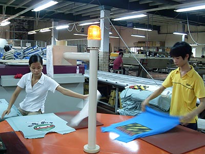 In lụa trên vải