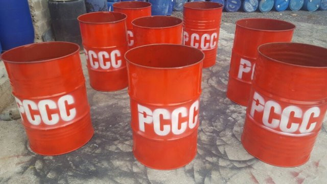 Thùng phuy sắt PCCC
