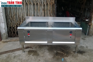 Lò chiên 2 hộc điện