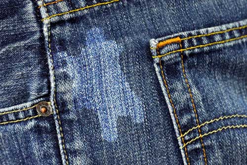 Sửa lỗi màu trên quần jeans