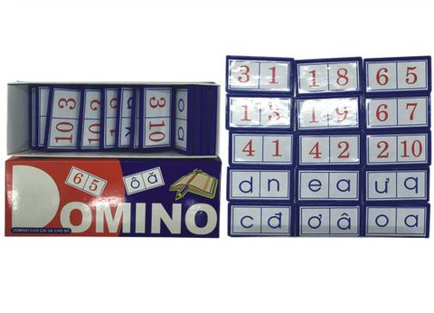 Domino chữ cái và số - Công Ty Cổ Phần Thiết Bị Trường Học Ngọc Diệp