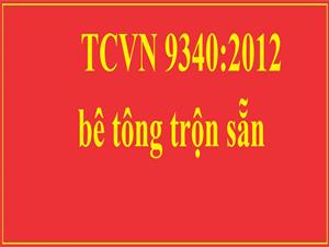 Chứng nhận hợp chuẩn bê tông tươi - Công Ty CP QVN