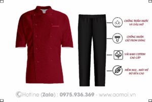 Áo đồng phục bếp - Đồng Phục Bảo Hộ Lao Động Hoàng Ngọc Hưng - Công Ty TNHH Đầu Tư Thương Mại Hoàng Ngọc Hưng