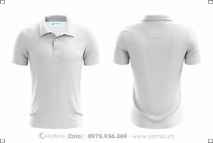 Đồng phục áo thun cổ bẻ trắng - Đồng Phục Bảo Hộ Lao Động Hoàng Ngọc Hưng - Công Ty TNHH Đầu Tư Thương Mại Hoàng Ngọc Hưng