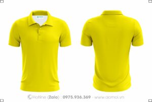 Đồng phục áo thun cổ bẻ vàng - Đồng Phục Bảo Hộ Lao Động Hoàng Ngọc Hưng - Công Ty TNHH Đầu Tư Thương Mại Hoàng Ngọc Hưng