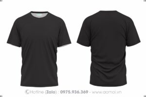 Đồng phục áo thun cổ tròn đen - Đồng Phục Bảo Hộ Lao Động Hoàng Ngọc Hưng - Công Ty TNHH Đầu Tư Thương Mại Hoàng Ngọc Hưng