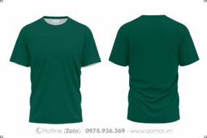 Đồng phục áo thun cổ tròn xanh - Đồng Phục Bảo Hộ Lao Động Hoàng Ngọc Hưng - Công Ty TNHH Đầu Tư Thương Mại Hoàng Ngọc Hưng