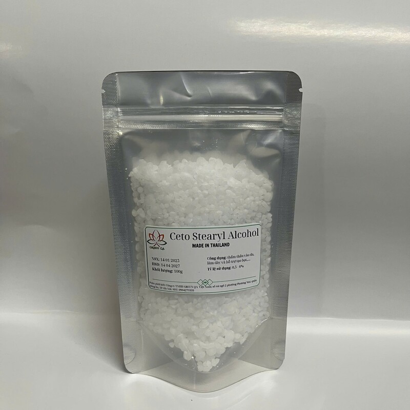 Ceto Stearyl Alcohol - Nguyên Liệu Mỹ Phẩm Green QA - Công Ty TNHH Green QA Việt Nam