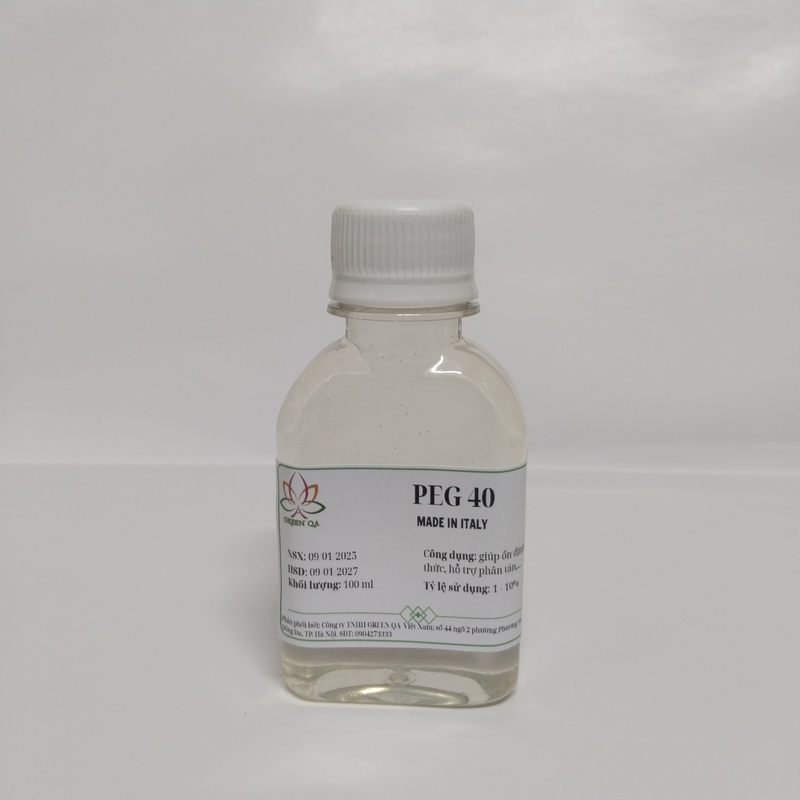 PEG 40 - Nguyên Liệu Mỹ Phẩm Green QA - Công Ty TNHH Green QA Việt Nam