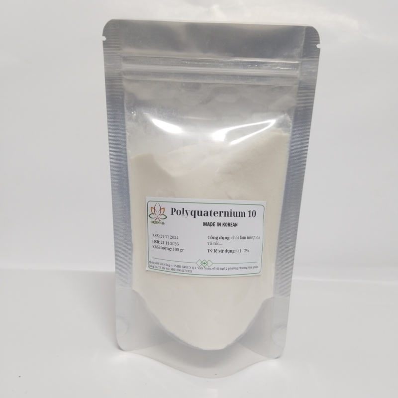 Polyquaternium 10 - Nguyên Liệu Mỹ Phẩm Green QA - Công Ty TNHH Green QA Việt Nam