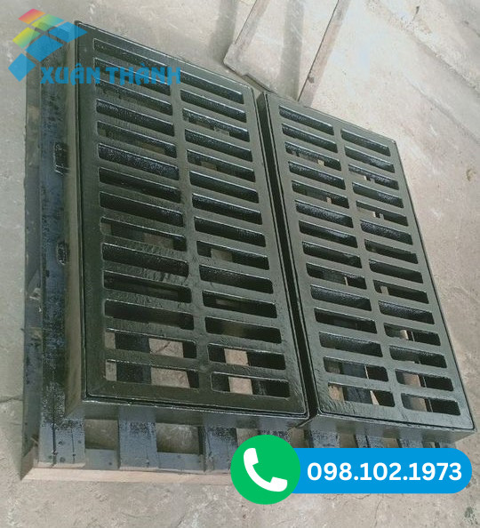 Bộ song chắn rác gồm khung bằng gang