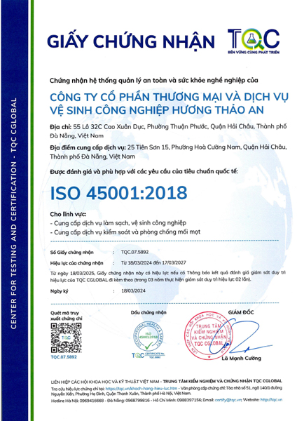  - HTA Group - Công Ty Cổ Phần Thương Mại Và Dịch Vụ Vệ Sinh Công Nghiệp Hương Thảo An