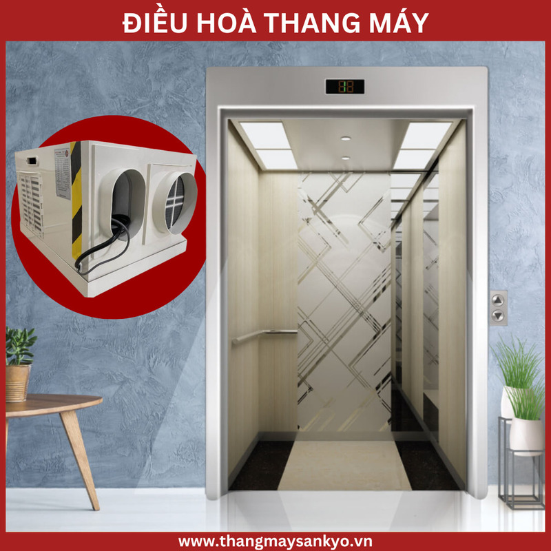 Điều hòa Cabin thang máy - Thang Máy Gia Đình Hoàng Sa Việt - Công Ty TNHH Đầu Tư Và Phát Triển Hoàng Sa Việt