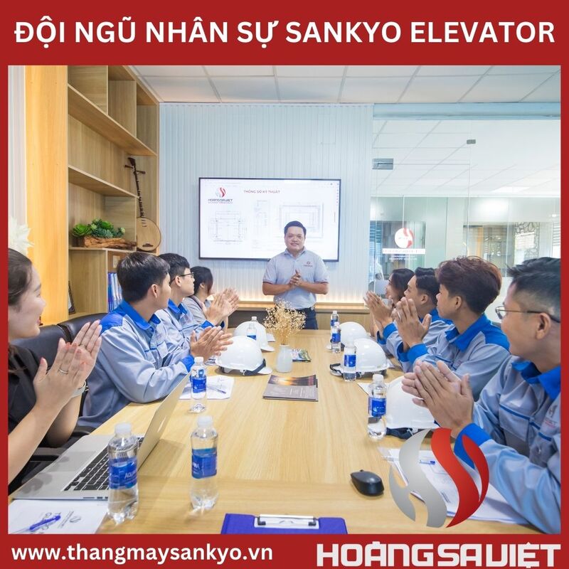 Đội ngũ nhân sự Sankyo Elevator - Thang Máy Gia Đình Hoàng Sa Việt - Công Ty TNHH Đầu Tư Và Phát Triển Hoàng Sa Việt