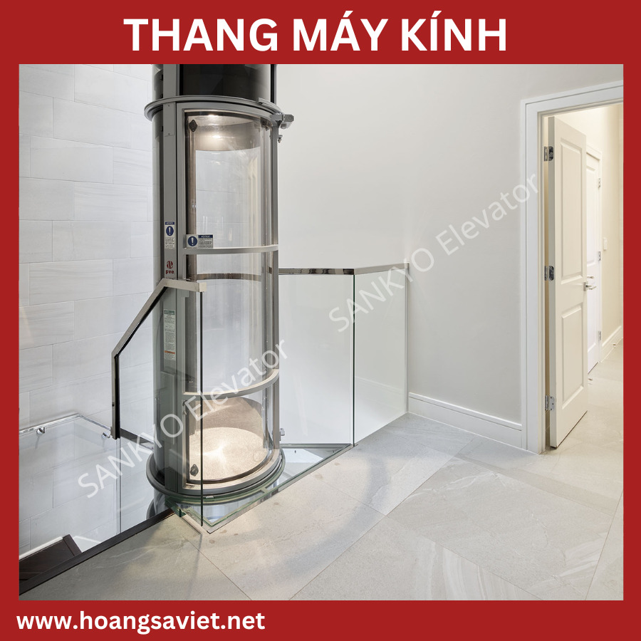 Thang máy kính mini 200kg