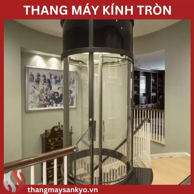 Thang máy kính tròn - Thang Máy Gia Đình Hoàng Sa Việt - Công Ty TNHH Đầu Tư Và Phát Triển Hoàng Sa Việt