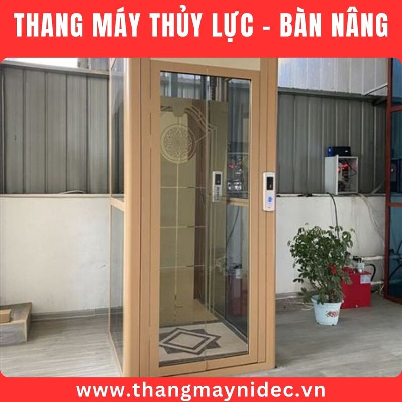 Thang máy thủy lực bàn nâng - Thang Máy Gia Đình Hoàng Sa Việt - Công Ty TNHH Đầu Tư Và Phát Triển Hoàng Sa Việt