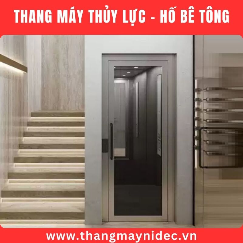 Thang máy thủy lực hố bê tông - Thang Máy Gia Đình Hoàng Sa Việt - Công Ty TNHH Đầu Tư Và Phát Triển Hoàng Sa Việt
