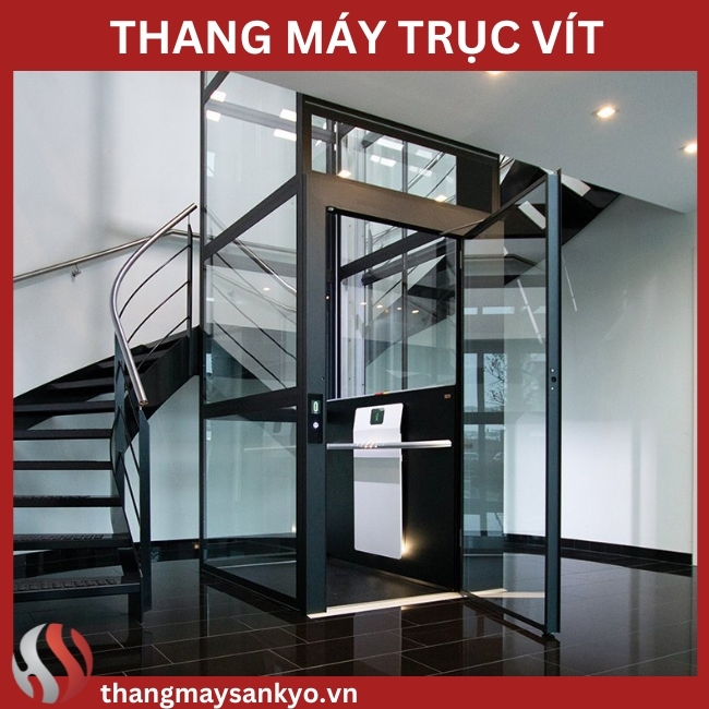 Thang máy trục vít - Thang Máy Gia Đình Hoàng Sa Việt - Công Ty TNHH Đầu Tư Và Phát Triển Hoàng Sa Việt