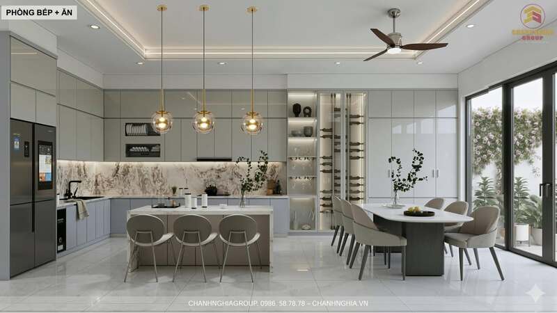 Thiết kế nội thất phòng bếp