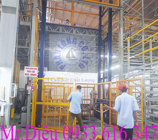 Thang nâng hàng - Công Ty TNHH Thương Mại Và Kỹ Thuật Phan Long