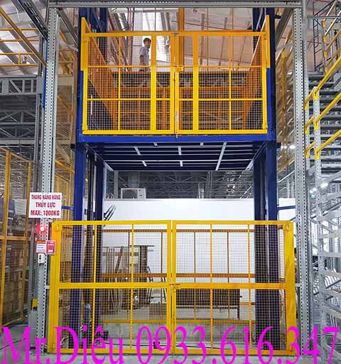 Thang nâng hàng - Công Ty TNHH Thương Mại Và Kỹ Thuật Phan Long