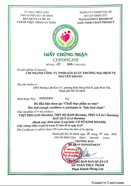 Giấy chứng nhận CTPAT