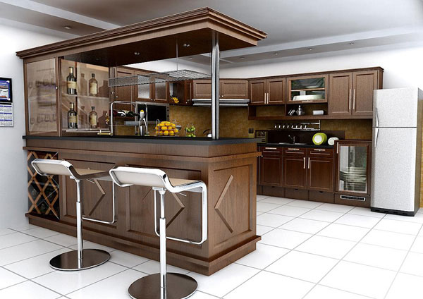 Quầy Bar gỗ - Nội Thất Đoàn Gia Phát - Công Ty TNHH Trang Trí Nội Thất Đoàn Gia Phát
