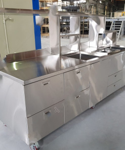 Gia công tủ bếp công nghiệp - Thiết Bị Điện & Cơ Khí Hữu Vụ - Công Ty TNHH Điện Tự Động Hóa Hữu Vụ