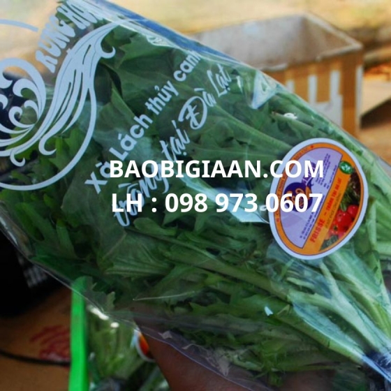 Túi nilon đựng rau - In Ấn Bao Bì Gia Ân -  Công ty TNHH Sản Xuất In ấn Bao Bì Gia Ân
