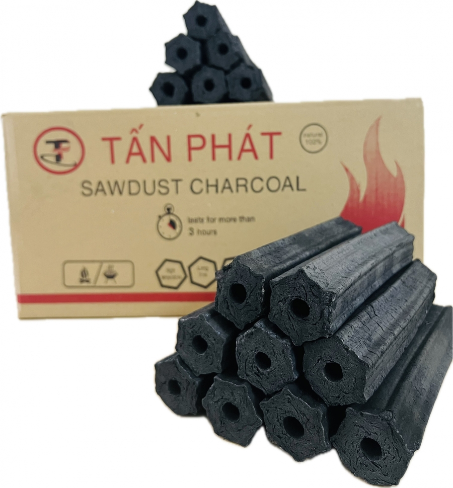 Than mùn cưa hình lục giác