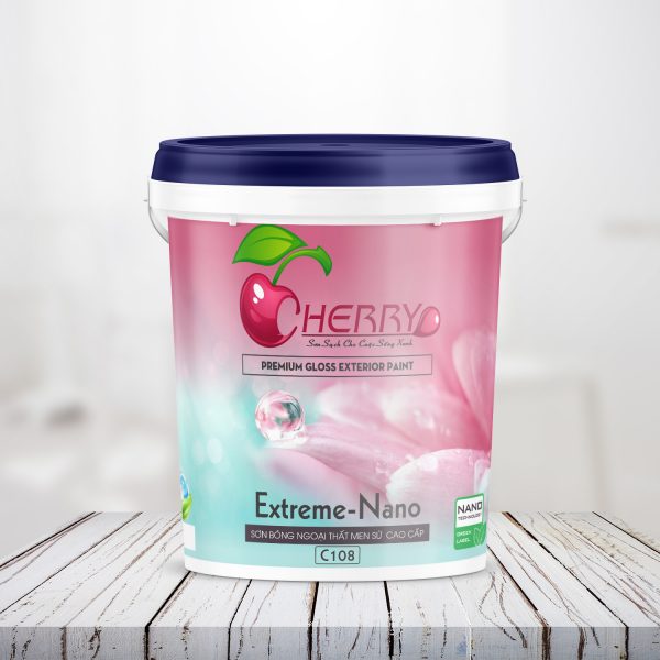 Sơn bóng ngoại thất men sứ cao cấp Cherry