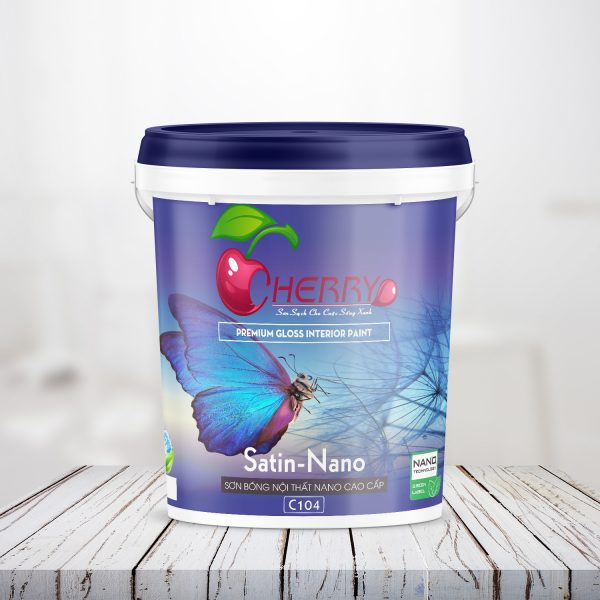 Sơn bóng nội thất nano cao cấp Cherry