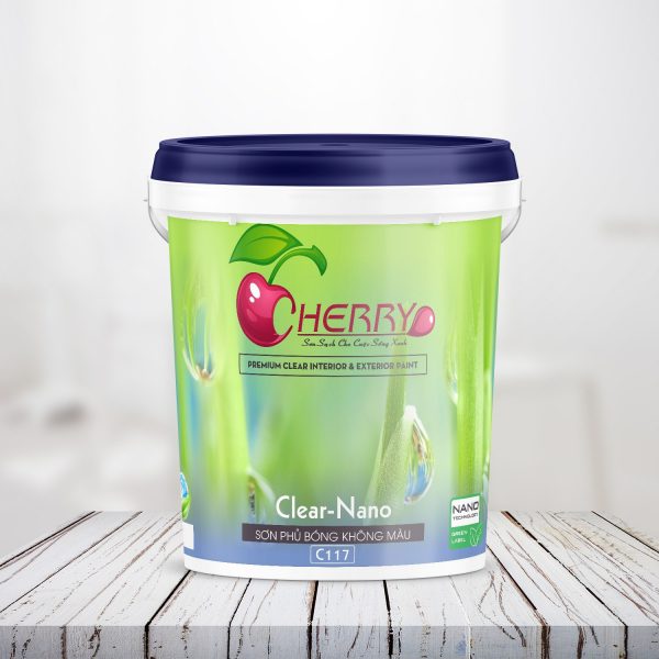 Sơn clear siêu bóng không màu Cherry