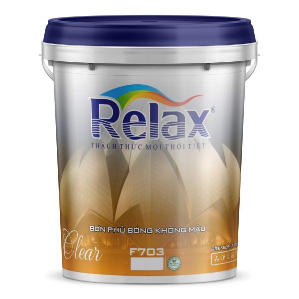 Sơn clear siêu bóng không màu Relax