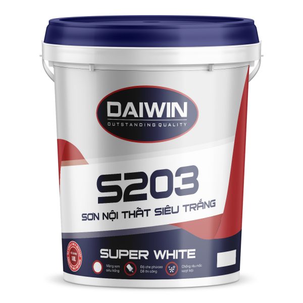 Sơn nội thất siêu trắng Daiwin