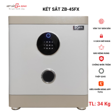 Két sắt Bofa ZB-45FX vân tay điện tử , tích hợp điện thoại