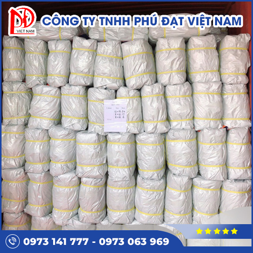 Vải bạt dập khuy