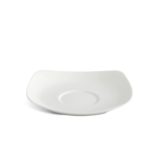 Đĩa lót chén vuông 15.5cm - Jasmine Lys - Trắng ngà