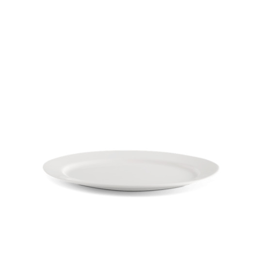 Đĩa Oval 21cm - Jasmine Lys - Trắng ngà
