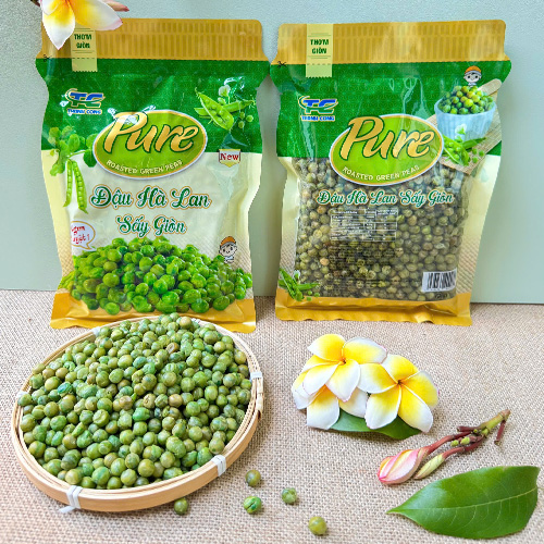 Đậu hà lan sấy giòn - Đậu Phộng Thành Công - Công Ty TNHH Thương Mại Dịch Vụ Xuất Nhập Khẩu Và Chế Biến Thực Phẩm Thành Công TC