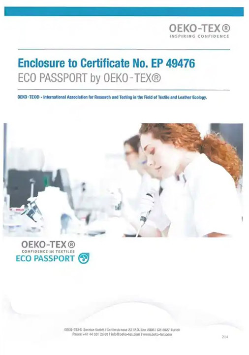 Chứng chỉ OEKO TEX - In Chuyển Nhiệt Phan Trần  - Công Ty TNHH In ấn May Mặc Phan Trần