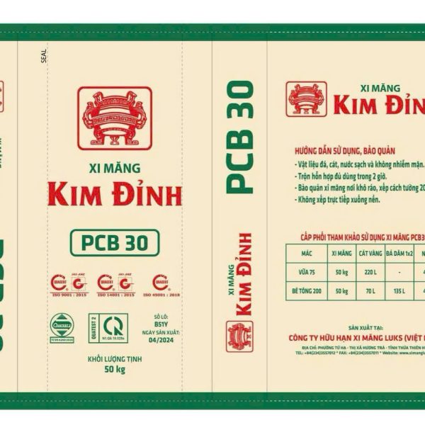 Xi măng Kim Đỉnh PCB30