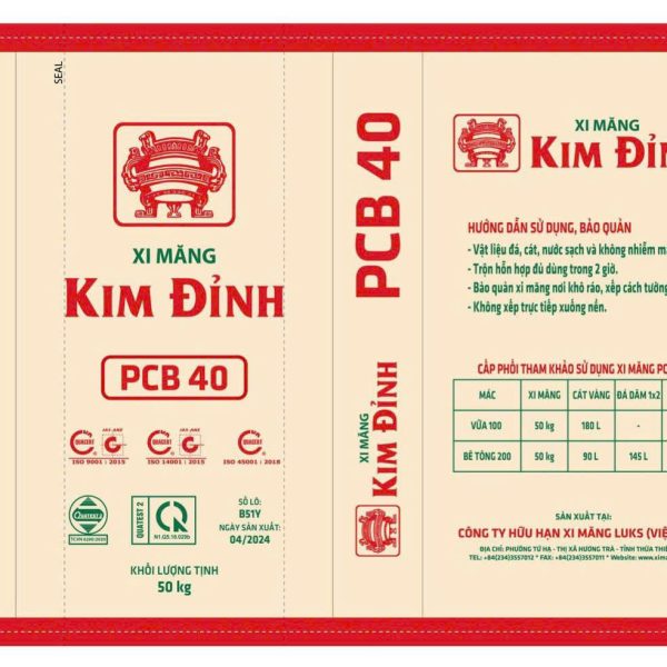 Xi măng Kim Đỉnh PCB40